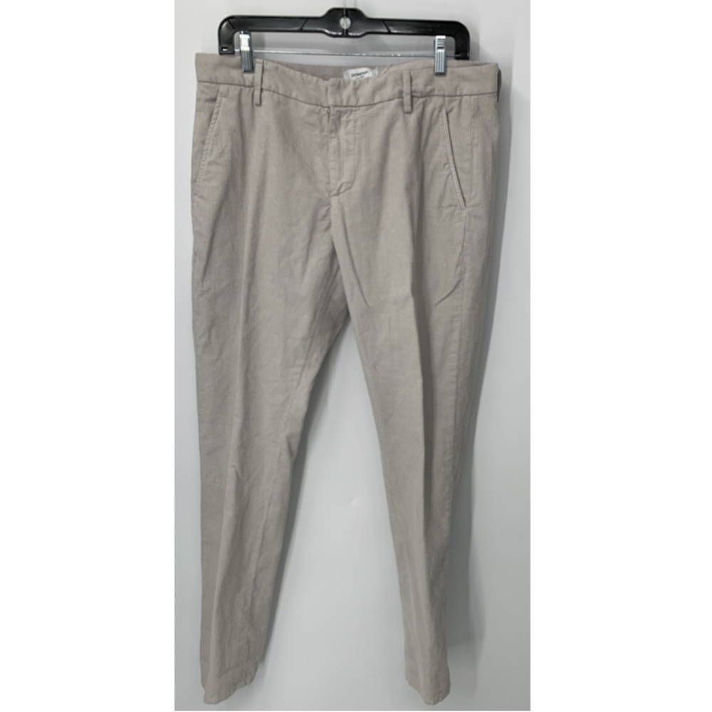 Dondup mens light gray Corduroy pants sz 34